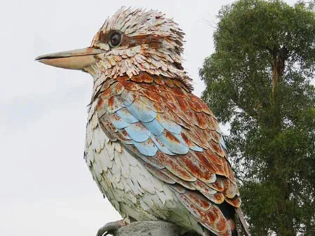 Kookaburra artwork at Happy Tooth Kurri Kurri