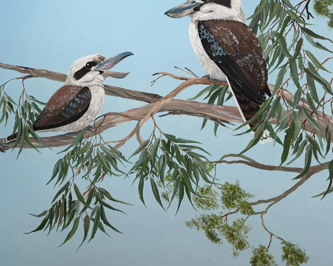 Kookaburra artwork at Happy Tooth Kurri Kurri
